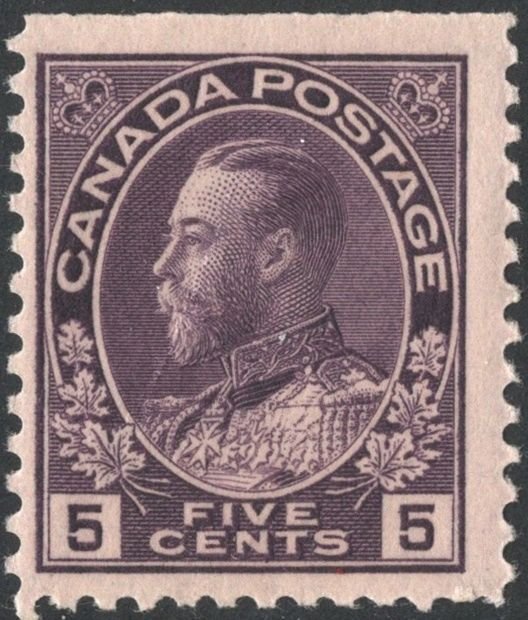 Canada SC#112 5¢ King George V (1922) MNH