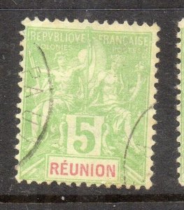 Reunion 1892 Early Issue Fine Used 5c. NW-230799