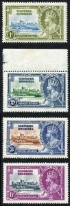 Northern Rhodesia SG18/21 1935 Silver Jubilee M/M (lightly tone gum)