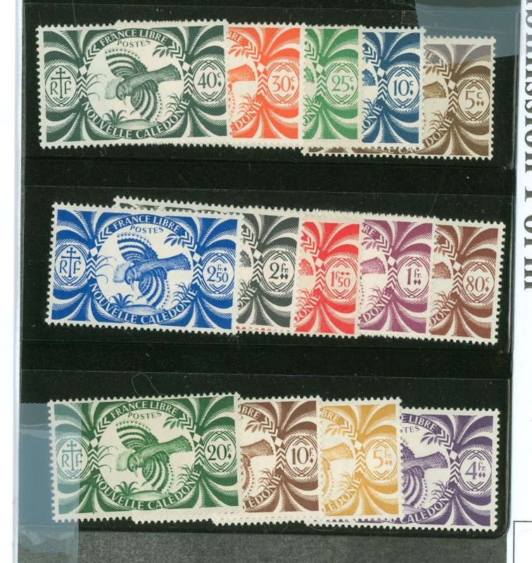 New Caledonia #252-265  Single (Complete Set)