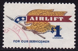 USA - 1968 - Scott #1341 - used - Airlift