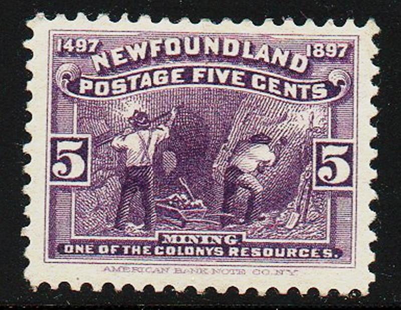 Newfoundland #65 MH OG  CV $9.00