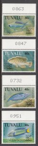 Tuvalu Scott #629-632 MNH