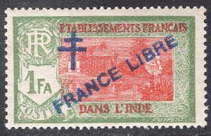 FRENCH INDIA SCOTT 165