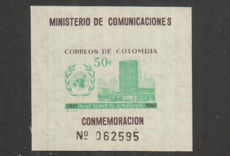 Colombia - 1960 - SC 725 - NH - Souvenir sheet