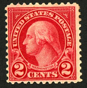 U.S. #595 MINT OG LH