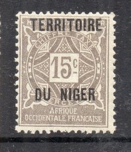 French Niger 1926-28 Early Issue Fine Mint Hinged 15c. Optd NW-231258
