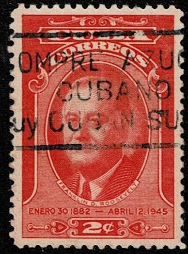 1947 Cuba Scott Catalog Number 406 Used