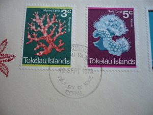 Stamps - Tokelau Islands - Scott# 37-40 - First Day Cover