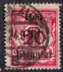 Danzig - 158 1923 Used