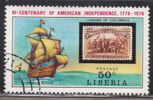 Liberia 708 American Revolution Bicentennial 1975