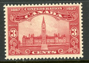 Canada 1927 Confederation 3¢ Carmine Scott # 143 MNH W94