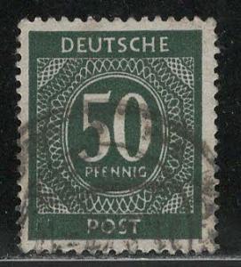 Germany AM Post Scott # 551, used, variation color