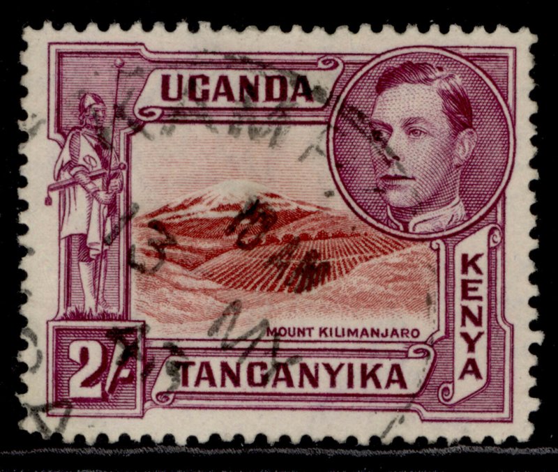 KENYA UGANDA TANGANYIKA GVI SG146a, 1a black & brown, FINE USED. Cat £20 PERF 14 