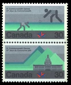 CANADA MINT NH # 762a vertical pair