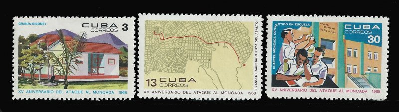 CUBA 1343-1345 MNH