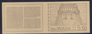 Sweden   #830a   MNH  1969  booklet Warship Wasa