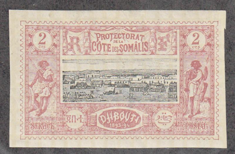 Somali Coast - 1894 - SC 7 - H - Couple of thins