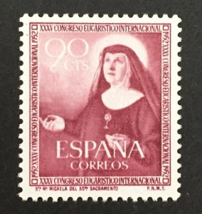 Spain 1952 #792, Eucharistic Congress, MNH.