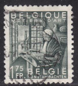 Belgium 378 Industrial Arts 1948