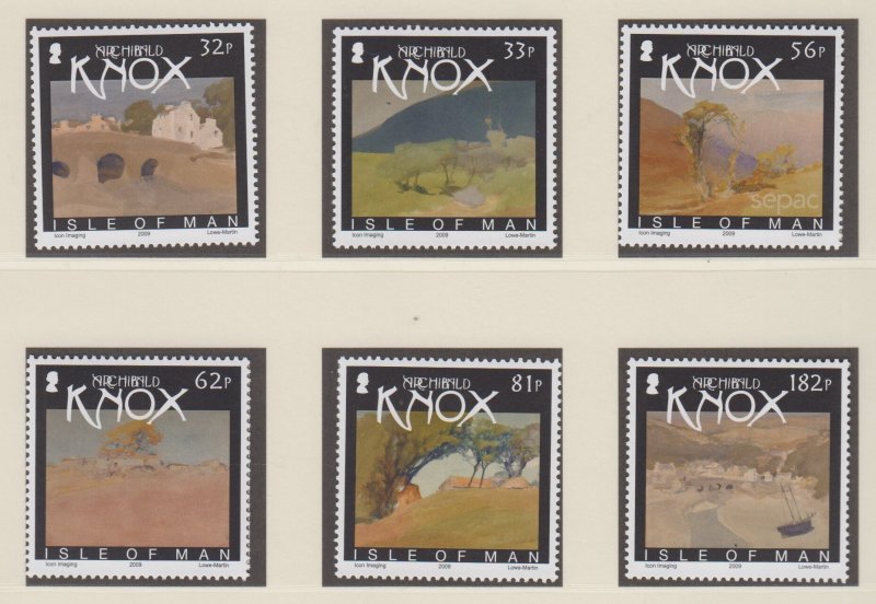 Isle of Man 2009 - Archibald Knox,  set 8 - U/Mint