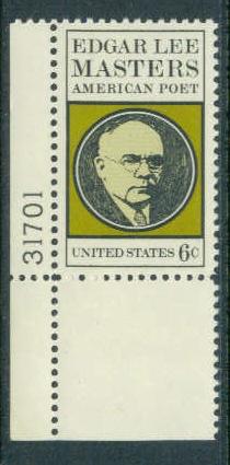 1405 6c Masters Fine MNH P#S LL 31701 Z1204