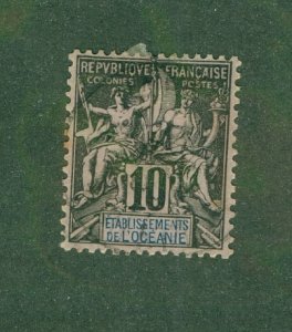 FRENCH POLYNESIA 6 USED RL 2721 CV $12.50 BIN $6.00