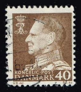 Denmark #417 King Frederik IX (non-fluor); used (0.50)