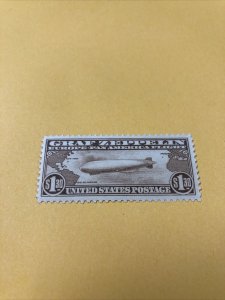 C14 Extra Fine Never Hinged $1.30 Dollar Graf Zepplin