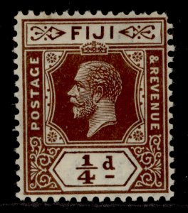 FIJI GV SG228, ¼d deep brown, M MINT.