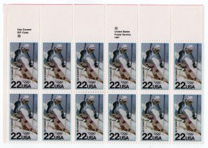 Scott #2369 Olympic Skiing Zip Block of 12 Stamps - MNH