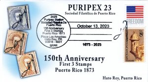 23-253, 2023, PURIPEX 23, Event Cover, Pictorial Postmark, Hato PR, Puerto Rico