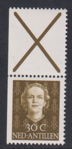 Netherlands Antilles #428 MNH 1979 Juliana 30c + brown cross