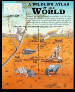 2001 Liberia 4387-4392KL Fauna 8,50 €