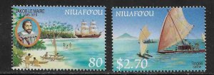 Niuafo'ou (Tonga) 215-16 History Mint NH