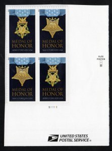 SC# 4822-4823 - (46c) - WWII Medal of Honor - Dated 2013 - MNH plate block/4