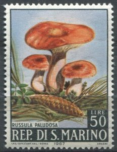 San Marino Sc#669 MNH, 50L multi, Mushrooms (1967) (1967)