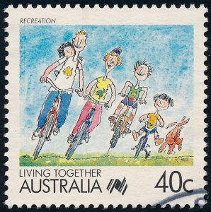 Australia 1988 40c Living Together - Recreation SG1122 Fine Used 1