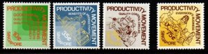 SINGAPORE SG439/42 1982 PRODUCTIVITY MOVEMENT  MNH