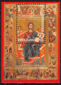 Macedonia 1999 Art Paintings Icons S/S MNH