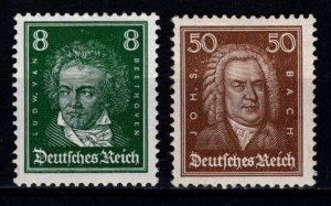 Germany 1926 Portraits, 8pf & 50pf [Unused]