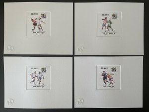 Mozambique 2010 Artist Proof Mi. 3775-3778 FIFA Football World Cup South Africa