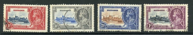 Barbados SG31/4 1935 Silver Jubilee (2 1/2d pulled perf) Cat 45 