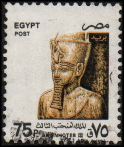Egypt 1519 - Used - 75p Amenhotep III (1997) (cv $0.80)