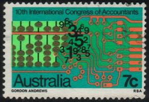 Australia #531 - Abacus,Numerials,Computer Circuits - Used