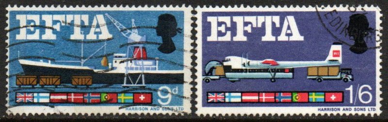 Great Britain Sc #480-481 Used