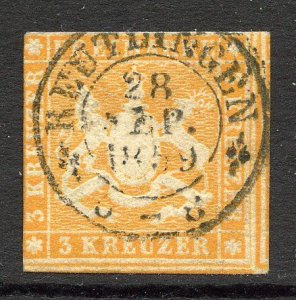 Wurttemberg # 9, Used.