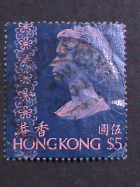 ​HONG KONG-CHINA 1973 SC# 286 QUEEN ELIZABETH II STAMP- USED VERY FINE