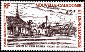 New Caledonia  #C142-C143, Complete Set(2), 1977, Art, Hinged