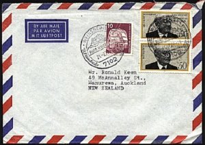 GERMANY 1997 airmail cover to New Zealand - nice franking.......99661